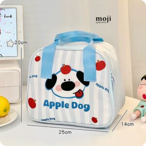 Túi đựng cơm giữ nhiệt Fruit apple dog face