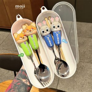 Bộ thìa đũa Zootopia Nick Judy biểu cảm