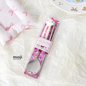 Bộ thìa đũa kim loại Sanrio Hello Kitty